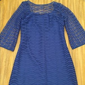 Lilly Pulitzer knee length royal blue small dress
